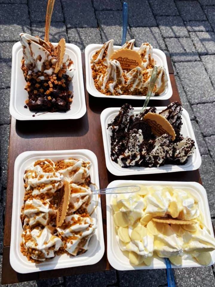 Ice cream van ready for a school or wedding event